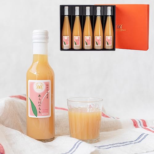 食の達人 ジュース ギフト あら川のもも 500ml 5本セット 60%果汁入り 和歌山県産 桃 白桃 常温便 同梱不可 指定日不可 お取り寄せグルメ 食品 産直