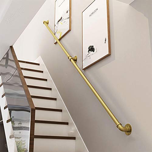 Main courante dorée 80cm pour escalier intérieur - 4