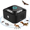 Ultrasonido para ratas, repelente ultrasónico para ratones, ratones y ratas 360° con luz LED repelente ultrasónico disuasores para ratones roedores parásitos ratas, arañas, polillas y hormigas