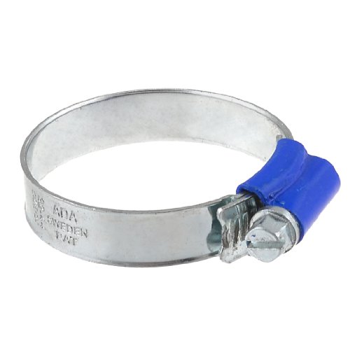 Aexit Stainless Steel Clamps 32mm to 44mm Hose Pipe Blue Band Hose Strap Clamps Clamp Fastener