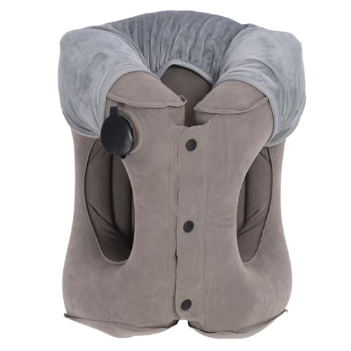 Almohada inflable de cuello PVC multifuncional miniatura 1