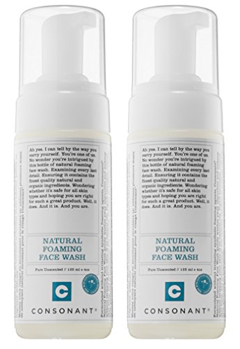 consonant natural foaming face wash
