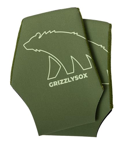 Anti-ampoules : chaussettes de randonnée GRIZZLYSOX avec talonnettes néoprène pour marcher sans douleur