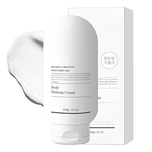 HANJILIAN Body Makeup Cream,190g,Niacinamide Whitening Body Lotion, Brightens and Deeply Moisturizes Dry and Rough Skin, Deeply 