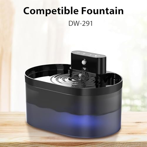 Repuesto filtro para fuente de agua automática para gatos y perros pequeños miniatura 2