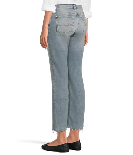 7 For All Mankind Women's Luxe Vintage Daisy Ankle Bootcut Jeans3