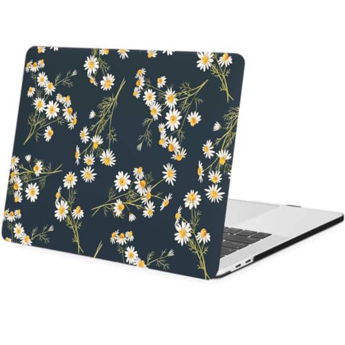 Carcasa MacBook Neo 13 A3404 para cafetería y universidad diseño flores margaritas 2026
