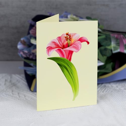 Airpark Pop Up Birthday Gift Cards, Paper Flowers Get Well Card for Women - image 9