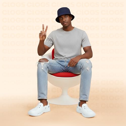 Image of Stylish and Comfortable Anti-Skid Men's Clogs | Waterproof, Breathable & Lightweight | Slip-On Style Unisex Everyday Footwear for Home, Travel, and Outdoors | TEG-7009