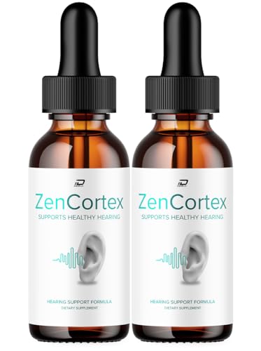 Indelo ZenCortex Tinnitus Ear Drops - ZenCortex 24 Zen Cortex Liquid Drops ZenCortex Reviews ZenCortex Drops for Ear Relief (2 Pack - 2 Month Supply)