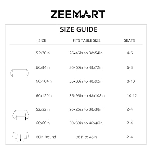 ZeeMart Boho Grid Table Cloth with Tassels (Olive, 60" x 120"), Heavy Weight Linen Checked Embroidered Farmhouse Tablecloth, Water Resistant Rectangle Olive Green Tablecloths by ZeeMart - Image 7