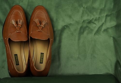 Image of Tassel Loafers for Men Casual | Synthetic Leather with TPR Sole | Stylish Loafer Shoes with Soft Cushioned Insole | Perfect for Office, Party, Wedding | Slip-on Men's Formal Shoe