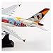 GGAPLS Single Plane Scale 1:400 Scale for A380 A6-APC Eithad Aviation Alloy Model Building Collection Model Ornaments Alloy Metal Model
