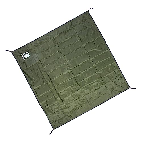 VANZACK toldo de la Estera de la Tienda Ligero Alfombra de Tierra para Acampar Tent Beach Mat cojín para Tienda de campaña Lona Impermeable para Tienda Tela Oxford Olive Green