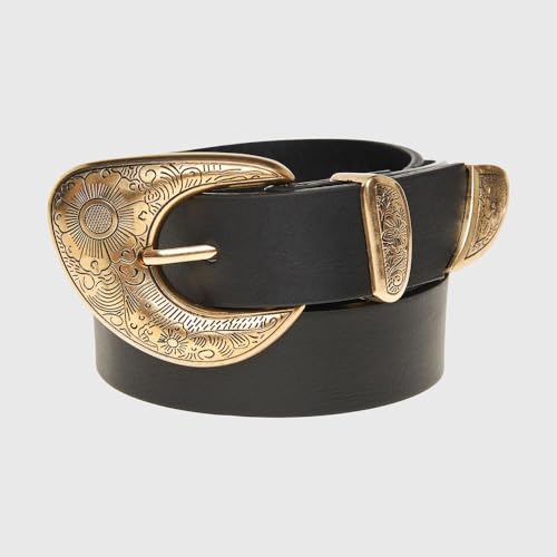 FUNKY BUDDHA Women's Casual Belt with Metal Buckle - Versatile Accessory2