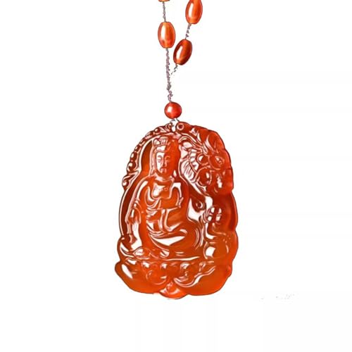 Collier en jade rouge véritable pour vos séances de yoga et méditation