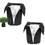 Generisch 2 Stück Pflanzenschutz Winter, Thermo Topfschutz für Pflanzen, 45x50cm Thermo Topfschutz Pflanzen Winter, Kübelpflanzen Frostschutz, Winterschutz für Kübelpflanzen, Blumentopf-Schutztasche