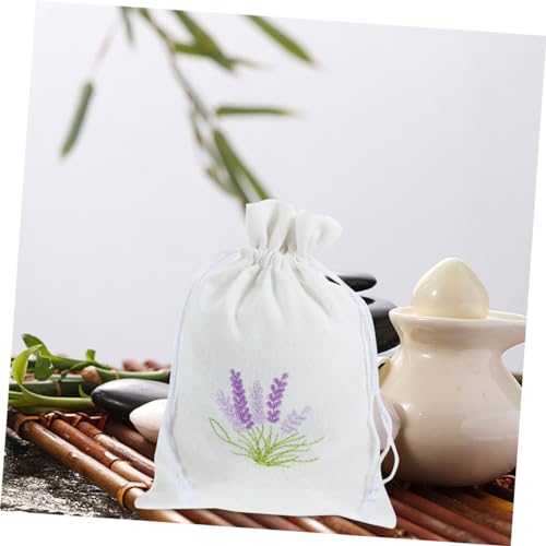 Bolsas de tela con cordón para sachet lavanda 5 pzas miniatura 4