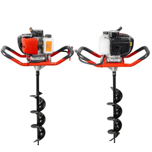 image for XtremePowerUS 52CC 2-Stroke Gas Powered Earth Auger, Post Hole Digger 