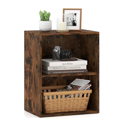 【Materiali Resistenti】La libreria moderna è realizzata con pannelli spessi e robusti, garantendo durata e una straordinaria capacità di carico. È dotata di piedini antiscivolo, che impediscono efficacemente lo spostamento della libreria e migliorano notevolmente la stabilità complessiva.
