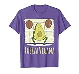 Fuerza Vegana Avocado Gym Gimnasio Humor Hombre Mujer Regalo Camiseta