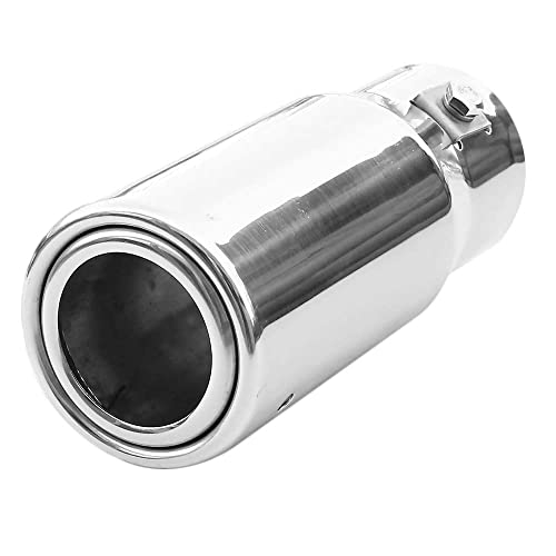 Embout Tuyau De Sortie Pot D'échappement 48mm Diamètre Intérieur Acier Inoxydable Universel Chrome