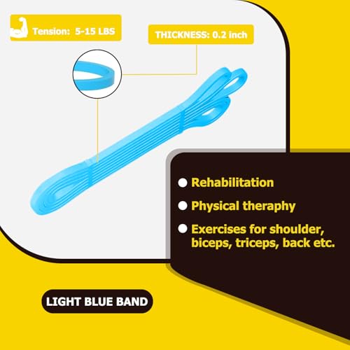 Image of Pull Up Bands, Resistance Bands, Pull Up Assistance Band Exercise Bands for Men & Women Working Out, Body Stretching, Physical Therapy, Muscle Training