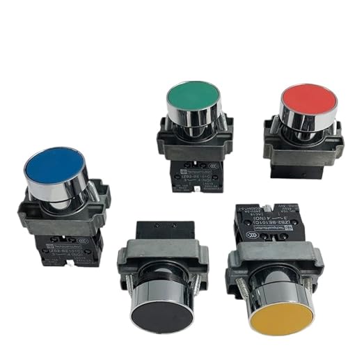 Bouton-poussoir momentané 22mm XB2 à réinitialisation automatique contact 1NO lot de 20