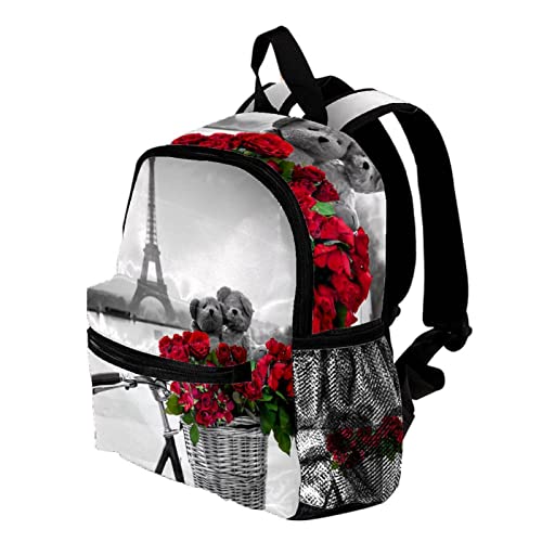 Sac à dos rétro multicolore 10 avec imprimé géographique antique 30.5cm - 3