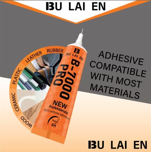BU LAI EN B7000 Pro 6 Hour Drying Glue 2021 Super Glue for Repairing Phones Smartphones Tablets Jewellery Books Binding Leather Shoes Paper (50 ML)