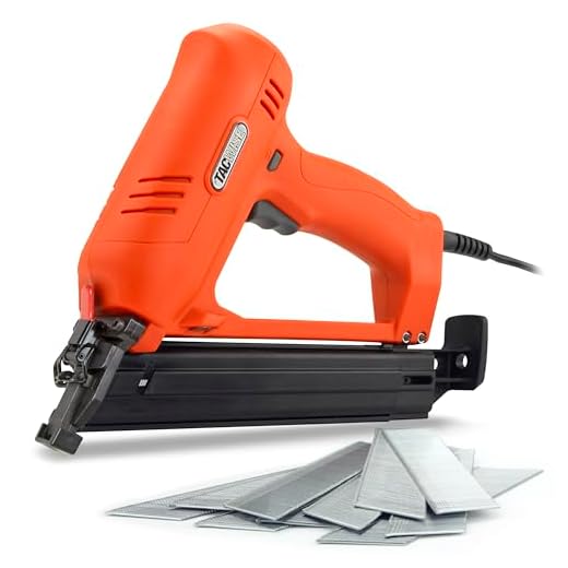 Electric Angled Brad Nail Gun with Nails