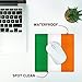 3dRose LLC 8 x 8 x 0.25 Inches Mouse Pad, Flag of Ireland Irish Green White Orange Vertical Stripes United Kingdom UK World Country Souvenir (mp_158340_1)