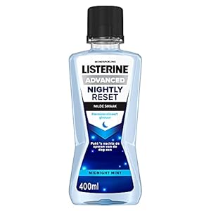 LISTERINE Nightly Reset Milde Smaak, mondspoeling met RAPID-FUSHION™ -technologie voor gebruik tijdens de nacht…