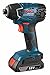 Bosch 25618-02 18-Volt Lithium-Ion 1/4-Hex Impact Driver Kit with 2 Batteries, Charger and Bag, Blue