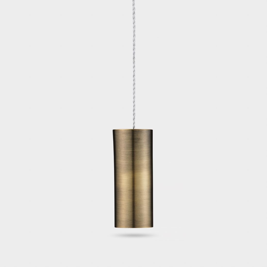 Pushka Home Ltd Antique Gold Pushka Home Brushed Solid Brass Round Cylindrical Bathroom Light Pulls (Antique Gold)