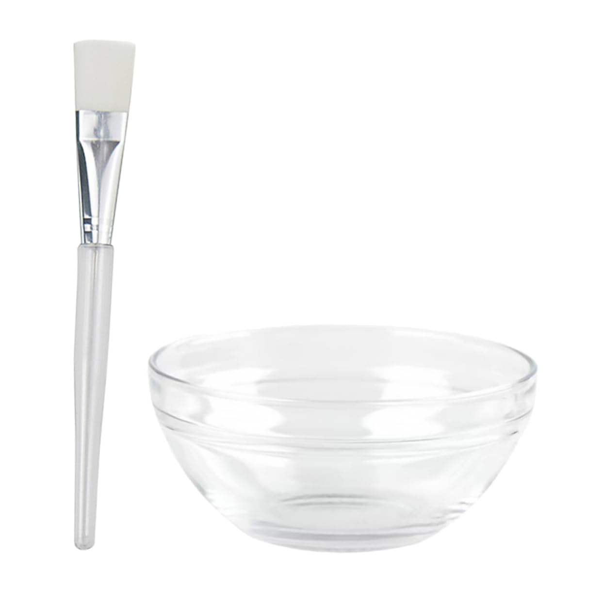 Minkissy 12pcs Transparent Face Mask Mixing Bowl Set including Applicator Brush