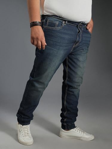 Image of HIGH STAR Men's Mid Rise Regular Jeans