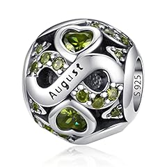 C8 Infinity Symbol August Birthstones