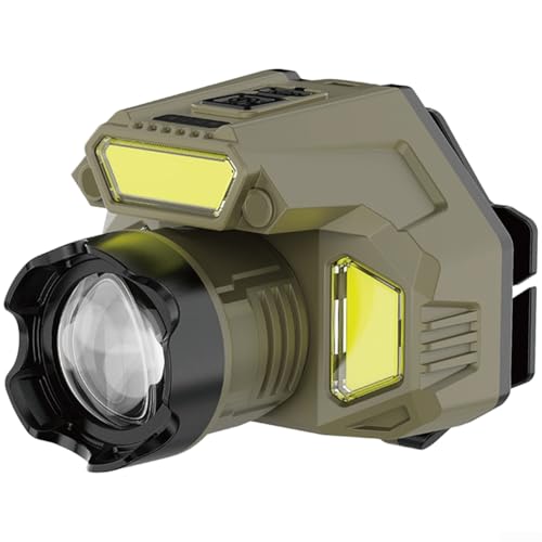 Image of Rechargeable LED Headlamp With Motion Sensor Waterproof, For(B)