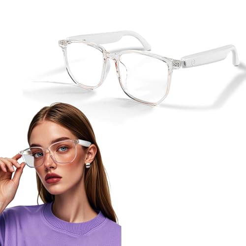 Xmenha Smart Glasses For Men Women Wireless Smart Dark Sunglasses With Bluetooth Speakers Audio Glasses Blue Tooth Eyeglasses