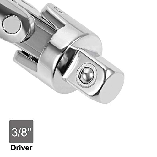 Uxcell A19032700UX0318 2 Pcs 3/8 Inch Drive Universal Joint Socket thumb #1