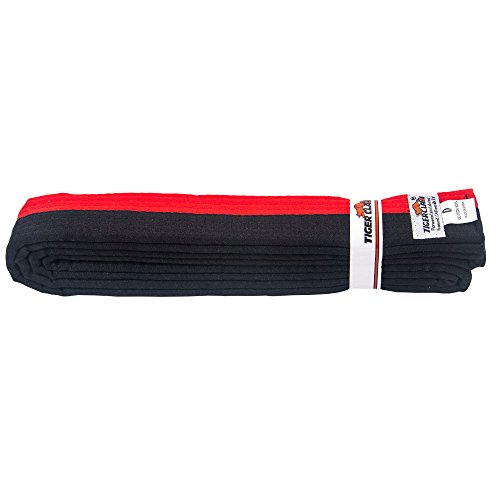 Tiger Claw Uniform Belt - Red/Black Poom Do Bok
