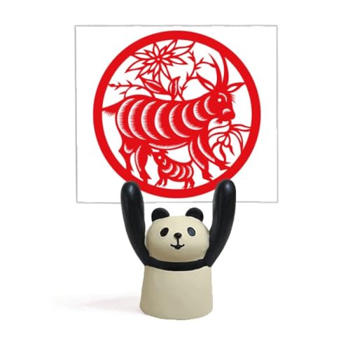 Porte-mémo papier découpé mouton cadeau déco original esprit de Chine