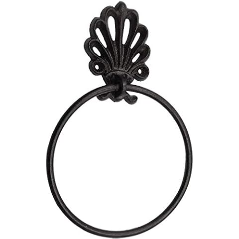 Antique Cast Iron Towel Ring for Bathroom Wall Cover