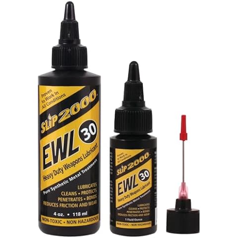Slip 2000 EWL30 Buddy Pack, 100% Pure Synthetic CLP, Designed for High Heat Environments, 1 oz. and 4 oz. Bottles with Metal Needle Tip Applicator Cover