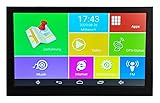 BESONDERHEITEN: Internet, WIFI, Erweiterbare Apps wie z.B Promobil, Womo Stellplatz App, park4night u. v. m, Kostenlose Lebenslange Updates, Tag und Nacht Modus, Zielkoordinaten Eingabe, Einfache Bedienung, 2D/3D - Kartenansicht, FM-Transmitter, Bluetooth, Freisprecheinrichtung, Fahrspurassistent, Alternativroute, Geschwindigkeitsanzeige, MP3 Player, Video-Player, klare Sprachwiedergabe, schnelle Routen Berechnung , schöne Straßen Darstellung, Zwischenziele.