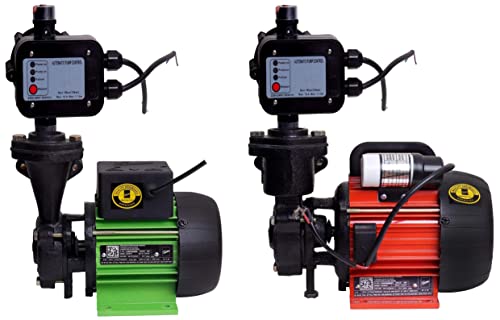 Kirloskar Brothers 0.5HP Pressure Pump (Jalraaj II) & Star Chhotu 0.5 HP Automatic Pressure Pump Combo Multicolour