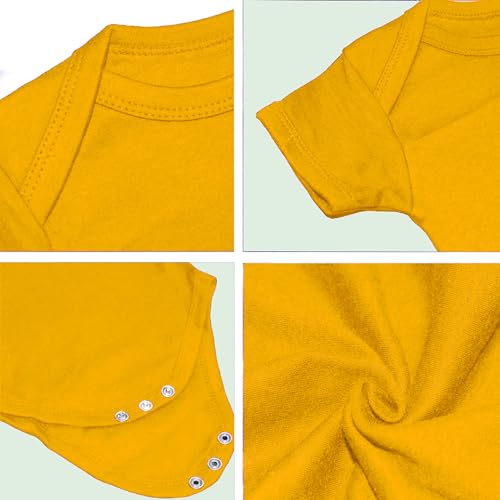 Image of VParents Rompers for New Born Baby Girl & Boy (Pack of 3), 100% Cotton Half Sleeve Romper /Bodysuit /Jumpsuit /Onesies /Sleepsuit For Infants & Toddlers, Comfortable Daily Wear Clothes For Babies