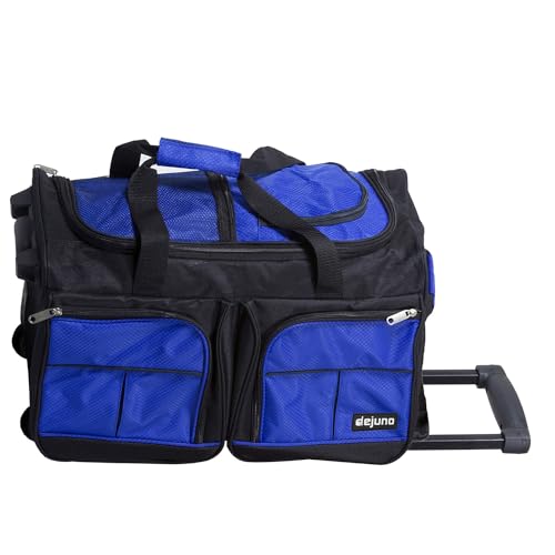Dejuno DJ-PRD20SB-BLUE 20-Inch Carry-On Rolling Duffle Bag thumb #1