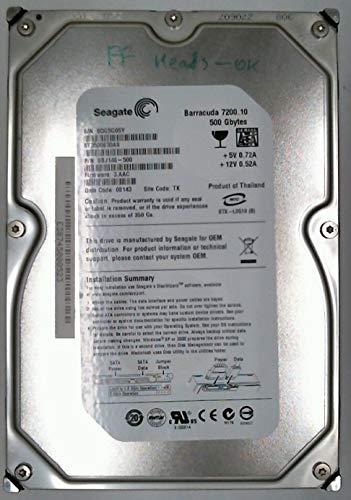 ST3500630AS FW 3.AAC componentes de repuesto originales para reparación de firmware